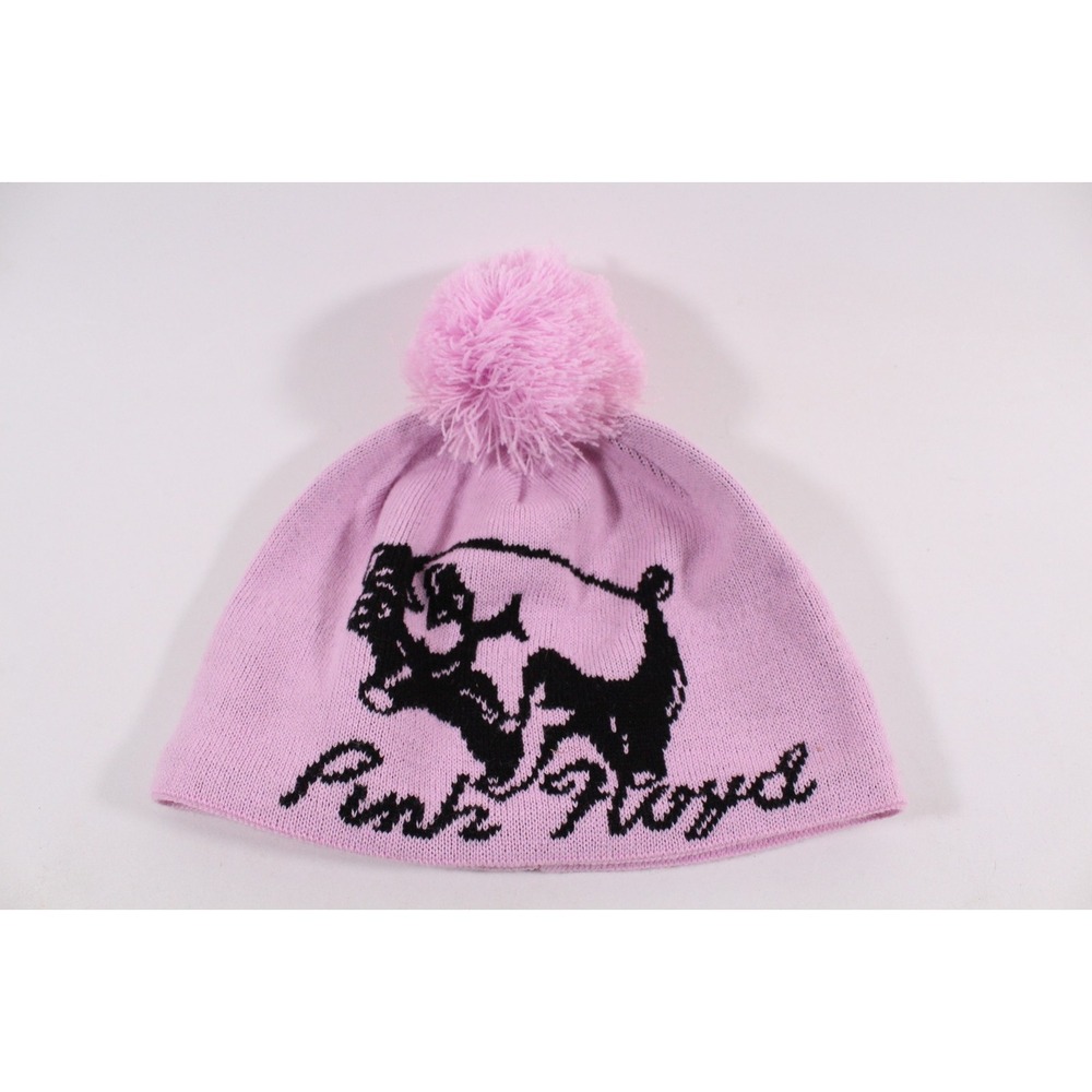 Pink Floyd Bula Pom Pom‎ Beanie Hat Pink/Black 2018